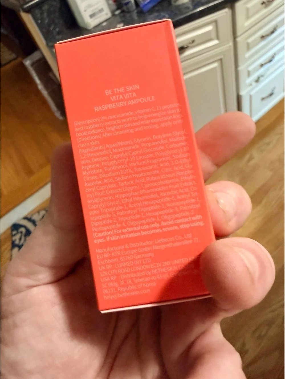 BE THE SKIN Vita Vita Raspberry Ampoule 1.01 Fl.Oz / 30ml